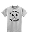 My Cats are my Valentines Childrens T-Shirt-Childrens T-Shirt-TooLoud-AshGray-X-Small-Davson Sales