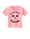 My Cats are my Valentines Toddler T-Shirt-Toddler T-Shirt-TooLoud-Candy-Pink-2T-Davson Sales