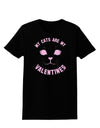 My Cats are my Valentines Womens Dark T-Shirt-TooLoud-Black-X-Small-Davson Sales