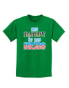 My Daddy is My Hero - Armed Forces - Blue Childrens Dark T-Shirt by TooLoud-Childrens T-Shirt-TooLoud-Kelly-Green-X-Small-Davson Sales