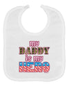 My Daddy is My Hero - Armed Forces - Pink Baby Bib by TooLoud