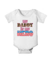 My Daddy is My Hero - Armed Forces - Pink Baby Romper Bodysuit by TooLoud-Baby Romper-TooLoud-White-06-Months-Davson Sales