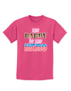 My Daddy is My Hero - Armed Forces - Pink Childrens Dark T-Shirt by TooLoud-Childrens T-Shirt-TooLoud-Sangria-X-Small-Davson Sales