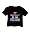 My Daddy is My Hero - Armed Forces - Pink Infant T-Shirt Dark by TooLoud-Infant T-Shirt-TooLoud-Black-06-Months-Davson Sales