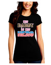 My Daddy is My Hero - Armed Forces - Pink Juniors Crew Dark T-Shirt by TooLoud-T-Shirts Juniors Tops-TooLoud-Black-Juniors Fitted Small-Davson Sales