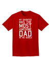 My Daughter Has the Most Awesome Dad in the World Adult Dark T-Shirt-Mens T-Shirt-TooLoud-Red-Small-Davson Sales