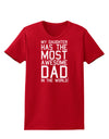 My Daughter Has the Most Awesome Dad in the World Womens Dark T-Shirt-Womens T-Shirt-TooLoud-Red-X-Small-Davson Sales