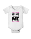 My Dog Rescued Me Baby Romper Bodysuit-Baby Romper-TooLoud-White-06-Months-Davson Sales