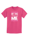 My Dog Rescued Me Childrens Dark T-Shirt-Childrens T-Shirt-TooLoud-Sangria-X-Small-Davson Sales