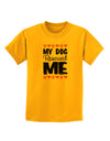 My Dog Rescued Me Childrens T-Shirt-Childrens T-Shirt-TooLoud-Gold-X-Small-Davson Sales