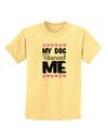 My Dog Rescued Me Childrens T-Shirt-Childrens T-Shirt-TooLoud-Daffodil-Yellow-X-Small-Davson Sales