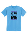 My Dog Rescued Me Childrens T-Shirt-Childrens T-Shirt-TooLoud-Aquatic-Blue-X-Small-Davson Sales