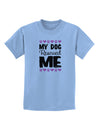 My Dog Rescued Me Childrens T-Shirt-Childrens T-Shirt-TooLoud-Light-Blue-X-Small-Davson Sales