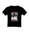 My Dog Rescued Me Toddler T-Shirt Dark-Toddler T-Shirt-TooLoud-Black-2T-Davson Sales