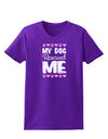 My Dog Rescued Me Womens Dark T-Shirt-TooLoud-Purple-X-Small-Davson Sales