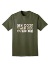 My Dogs Walk All Over Me Adult Dark T-Shirt by TooLoud-Mens T-Shirt-TooLoud-Military-Green-Small-Davson Sales