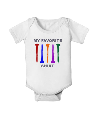 My Favorite Tee Shirt Baby Romper Bodysuit by TooLoud-TooLoud-White-06-Months-Davson Sales