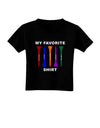 My Favorite Tee Shirt Toddler T-Shirt Dark by TooLoud-Toddler T-Shirt-TooLoud-Black-2T-Davson Sales