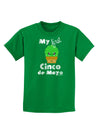 My First Cinco de Mayo - Cute Cactus Design Childrens Dark T-Shirt by TooLoud-Childrens T-Shirt-TooLoud-Kelly-Green-X-Small-Davson Sales