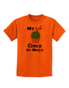 My First Cinco de Mayo - Cute Cactus Design Childrens T-Shirt by TooLoud-Childrens T-Shirt-TooLoud-Orange-X-Small-Davson Sales