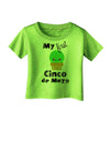 My First Cinco de Mayo - Cute Cactus Design Infant T-Shirt by TooLoud-Infant T-Shirt-TooLoud-Lime-Green-06-Months-Davson Sales