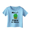 My First Cinco de Mayo - Cute Cactus Design Infant T-Shirt by TooLoud-Infant T-Shirt-TooLoud-Aquatic-Blue-06-Months-Davson Sales