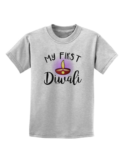 My First Diwali Childrens T-Shirt by TooLoud-Childrens T-Shirt-TooLoud-AshGray-X-Small-Davson Sales