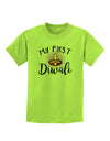 My First Diwali Childrens T-Shirt by TooLoud-Childrens T-Shirt-TooLoud-Lime-Green-X-Small-Davson Sales