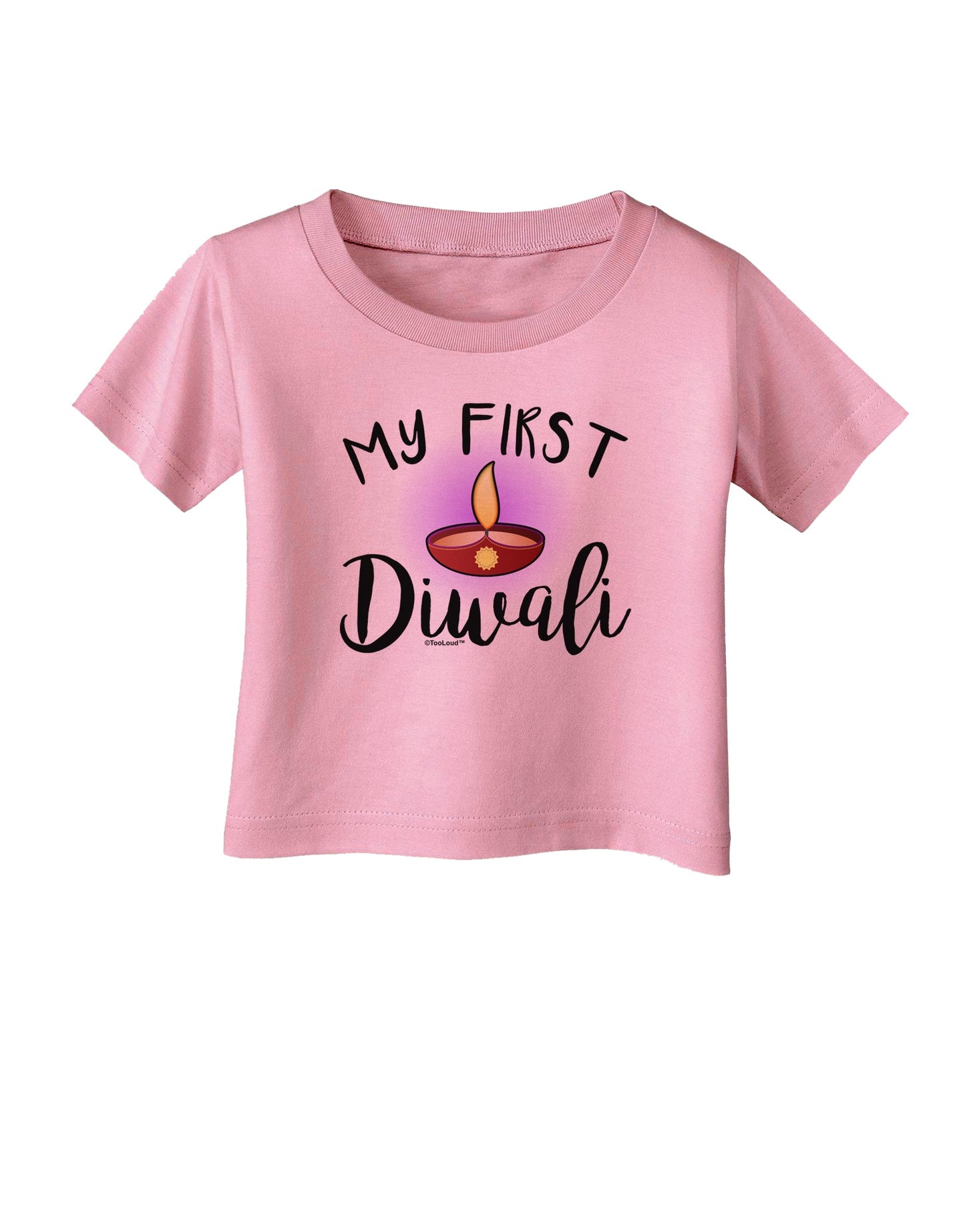 My First Diwali Infant T-Shirt by TooLoud-Infant T-Shirt-TooLoud-Candy-Pink-06-Months-Davson Sales