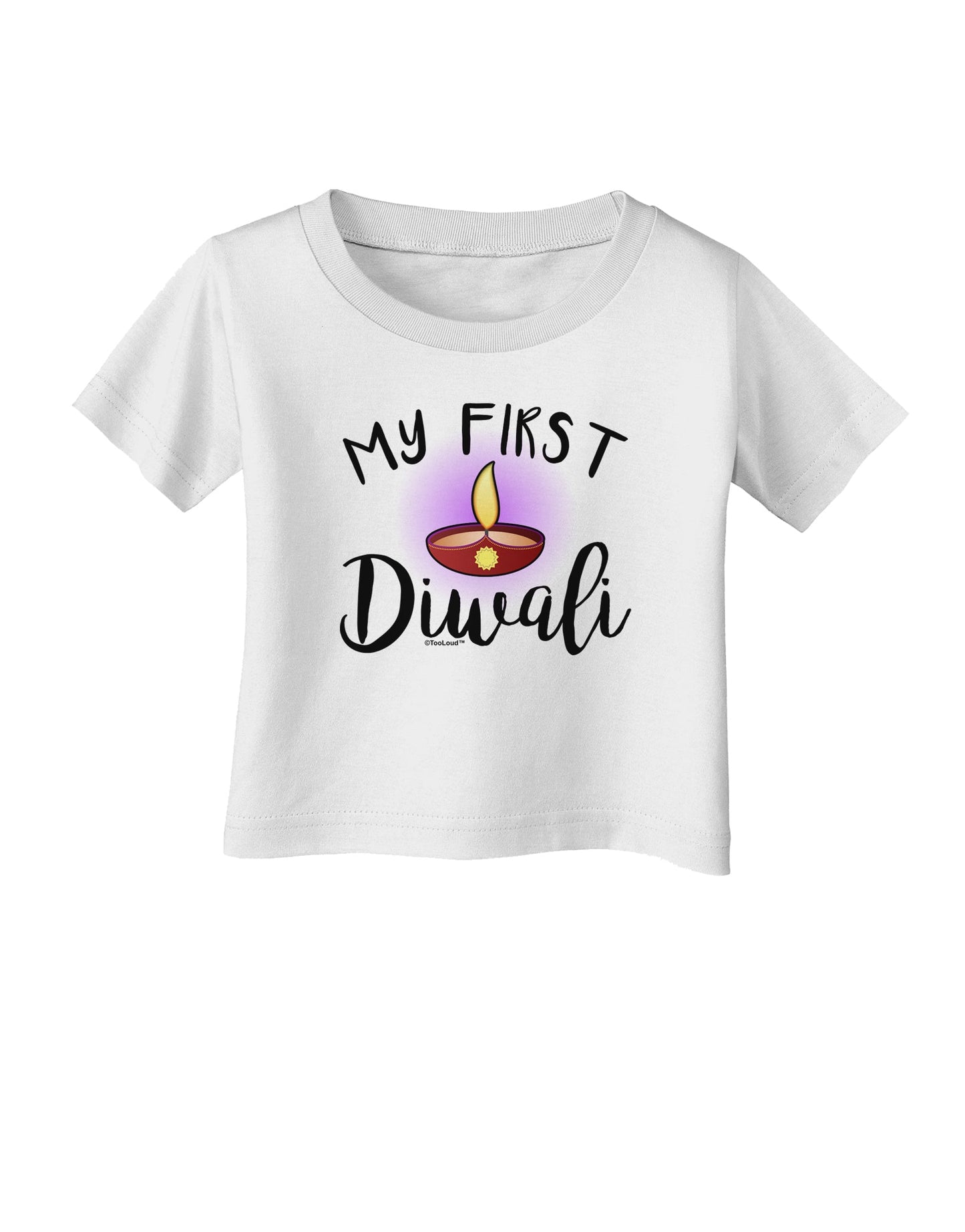 My First Diwali Infant T-Shirt by TooLoud-Infant T-Shirt-TooLoud-White-06-Months-Davson Sales
