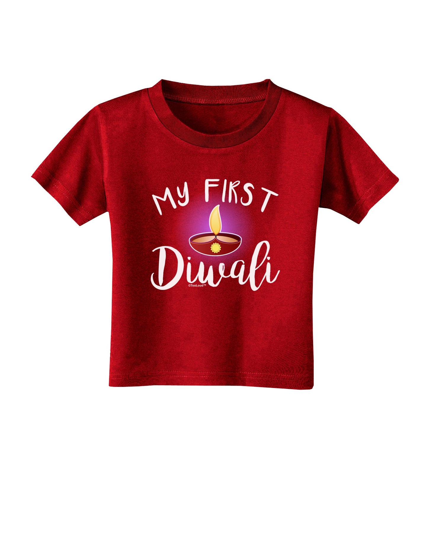 My First Diwali Toddler T-Shirt Dark by TooLoud-Toddler T-Shirt-TooLoud-Red-2T-Davson Sales