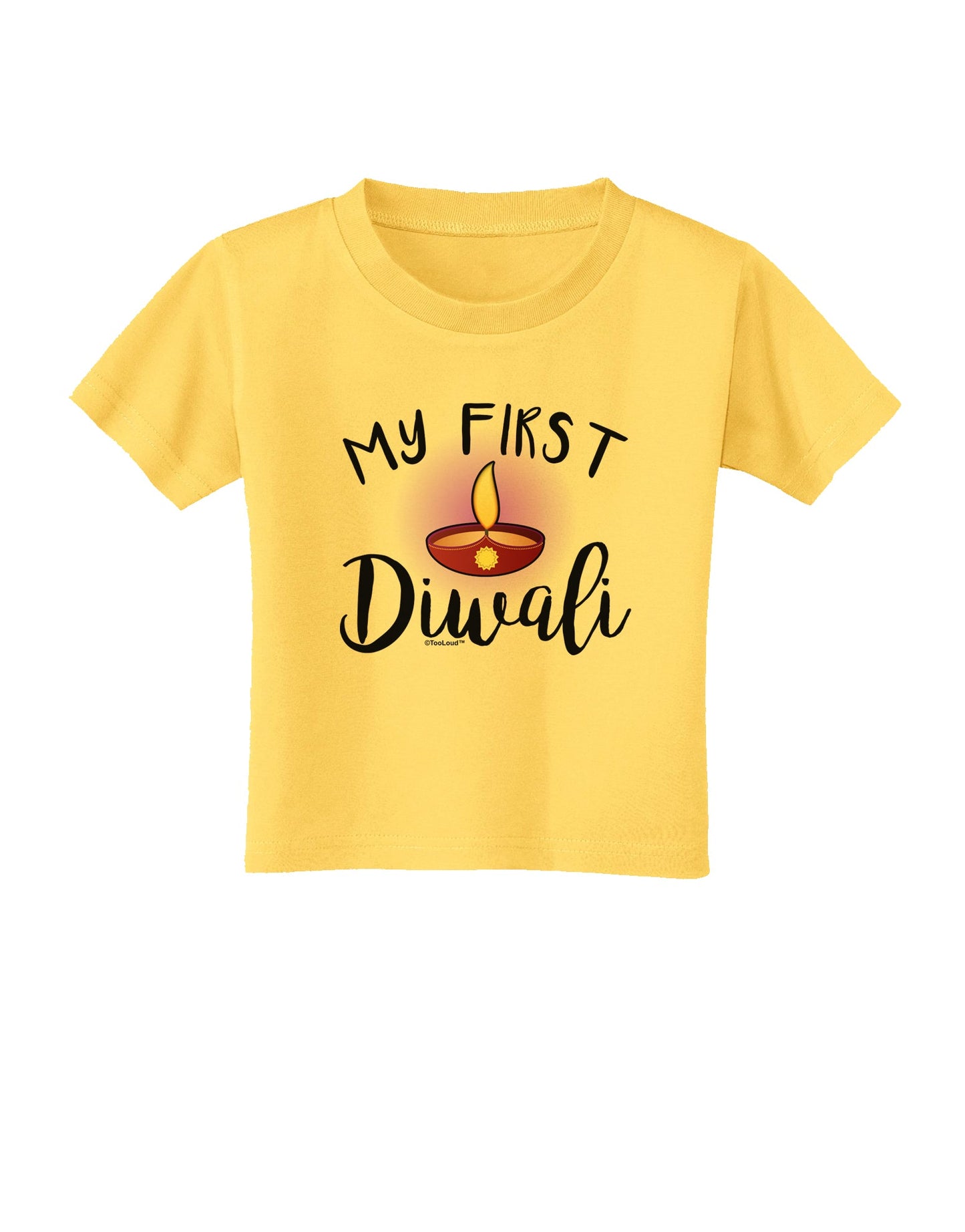 My First Diwali Toddler T-Shirt by TooLoud-Toddler T-Shirt-TooLoud-Yellow-2T-Davson Sales