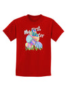 My First Easter Gel Look Print Childrens Dark T-Shirt-Childrens T-Shirt-TooLoud-Red-X-Small-Davson Sales