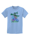 My First Easter Gel Look Print Childrens T-Shirt-Childrens T-Shirt-TooLoud-Light-Blue-X-Small-Davson Sales