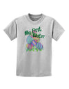 My First Easter Gel Look Print Childrens T-Shirt-Childrens T-Shirt-TooLoud-AshGray-X-Small-Davson Sales