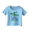 My First Easter Gel Look Print Infant T-Shirt-Infant T-Shirt-TooLoud-Aquatic-Blue-06-Months-Davson Sales