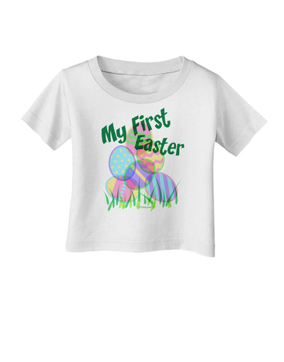 My First Easter Gel Look Print Infant T-Shirt-Infant T-Shirt-TooLoud-White-06-Months-Davson Sales