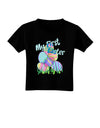 My First Easter Gel Look Print Toddler T-Shirt Dark-Toddler T-Shirt-TooLoud-Black-2T-Davson Sales