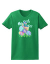 My First Easter Gel Look Print Womens Dark T-Shirt-TooLoud-Kelly-Green-X-Small-Davson Sales