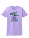 My First Easter Gel Look Print Womens T-Shirt-Womens T-Shirt-TooLoud-Lavender-X-Small-Davson Sales