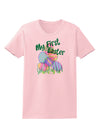 My First Easter Gel Look Print Womens T-Shirt-Womens T-Shirt-TooLoud-PalePink-X-Small-Davson Sales