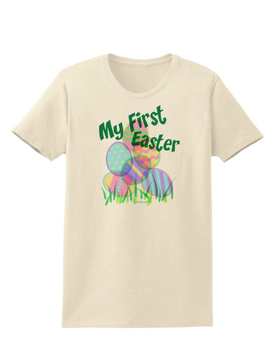 My First Easter Gel Look Print Womens T-Shirt-Womens T-Shirt-TooLoud-Natural-X-Small-Davson Sales