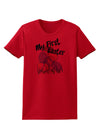 My First Easter Gel Look Print Womens T-Shirt-Womens T-Shirt-TooLoud-Red-X-Small-Davson Sales