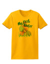 My First Easter Gel Look Print Womens T-Shirt-Womens T-Shirt-TooLoud-Gold-X-Small-Davson Sales