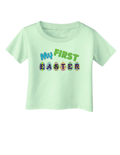 My First Easter Infant T-Shirt-Infant T-Shirt-TooLoud-Light-Green-06-Months-Davson Sales