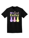 My First Easter - Three Bunnies Adult Dark T-Shirt by TooLoud-Mens T-Shirt-TooLoud-Black-Small-Davson Sales