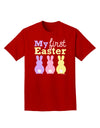 My First Easter - Three Bunnies Adult Dark T-Shirt by TooLoud-Mens T-Shirt-TooLoud-Red-Small-Davson Sales