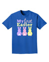 My First Easter - Three Bunnies Adult Dark T-Shirt by TooLoud-Mens T-Shirt-TooLoud-Royal-Blue-Small-Davson Sales