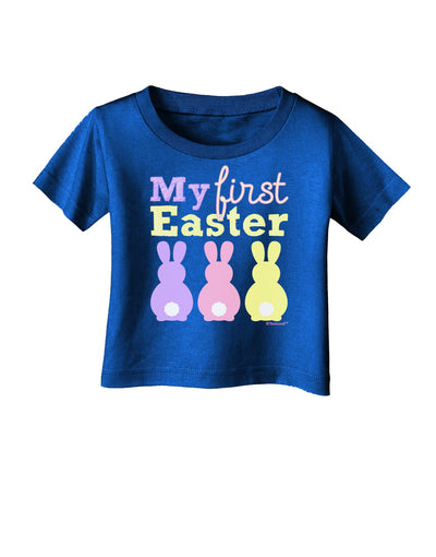 My First Easter - Three Bunnies Infant T-Shirt Dark by TooLoud-Infant T-Shirt-TooLoud-Royal-Blue-06-Months-Davson Sales