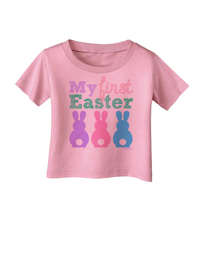 My First Easter - Three Bunnies Infant T-Shirt by TooLoud-Infant T-Shirt-TooLoud-Candy-Pink-06-Months-Davson Sales